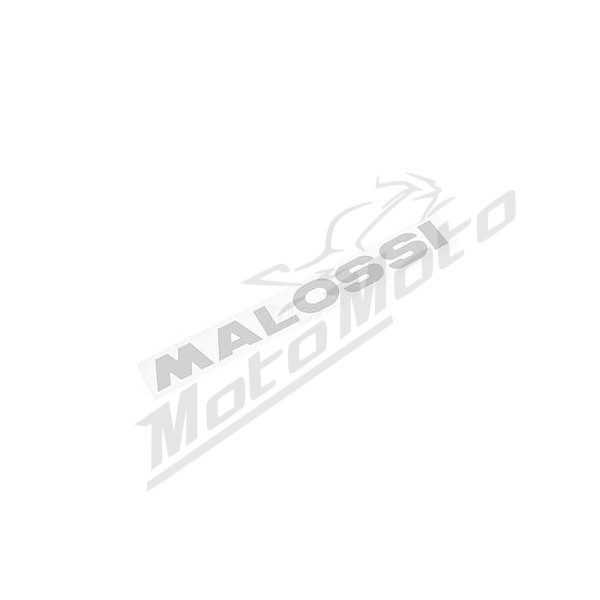 STICKER MALOSSI SILVER (10CM)