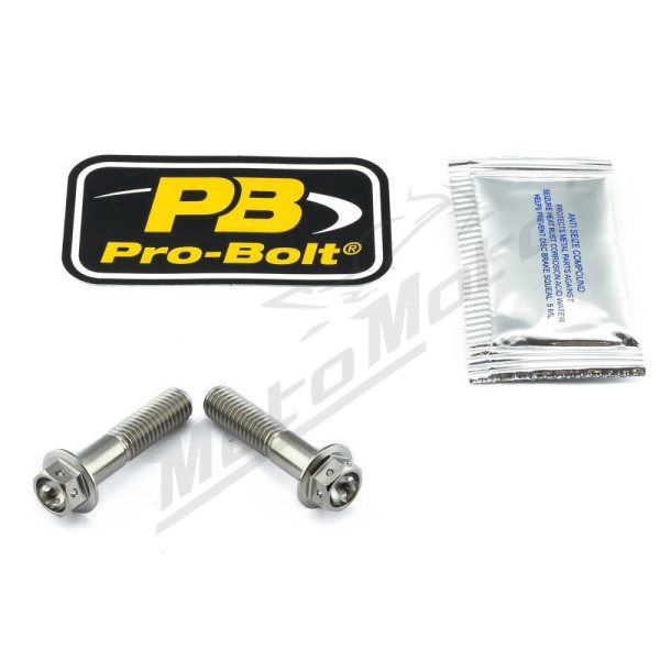 PRO BOLT Titanium Brake Caliper Mount Kit Aprilia / Husqvarna / Kawasaki / KTM 65-950cc 99-24