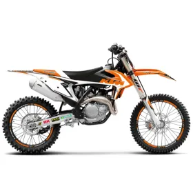 Blackbird set of stickers (veneers) + seat cover KTM SX / SX-F / EXC / EXC-F 125-500cc 19-23