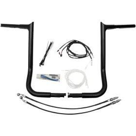 FAT BAGGERS INC. PointedTop Handlebar Kit Black 91.5x40.5cm Harley Davidson FLHT / FLHTCU / FLHX / FLRT 1690-1923 14-20