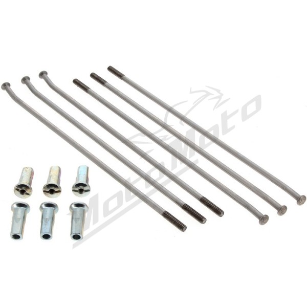 RFX 18" Spokes set - Silver/Silver 32 spokes