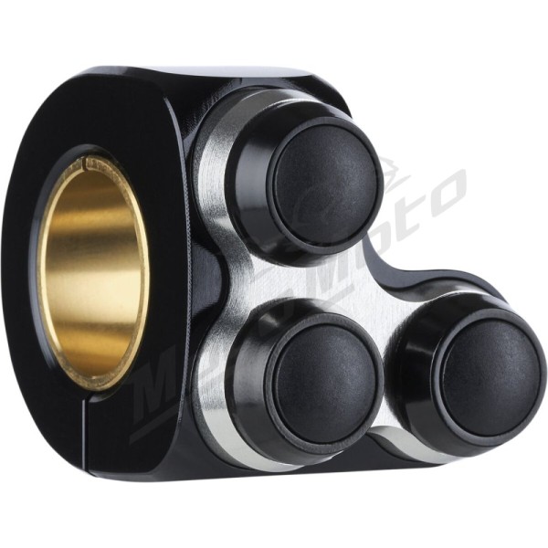 MOTOGADGET mo.switch basic button control unit CHROME LEFT