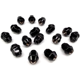 ITP Lug nut set 10x1.25mm 16pcs Black