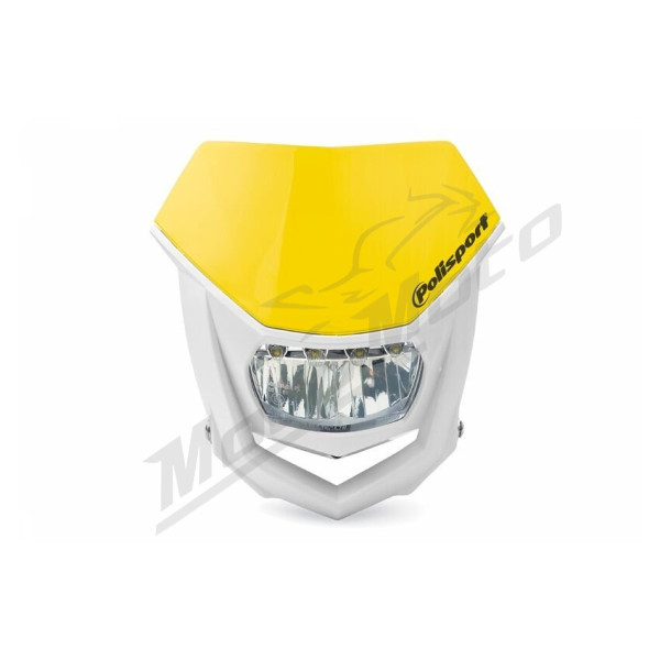 POLISPORT Halo Universal Headlight Yellow / White 22w