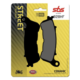SBS HF Street 828HF Ceramic Organic Brake Pads Honda / Suzuki 250-1800cc 04-18