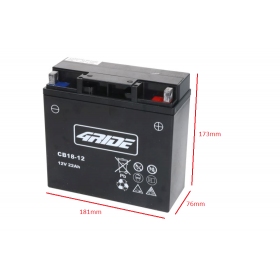 Battery CB18-12 4RIDE 12V 18Ah