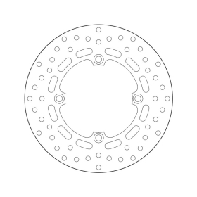 BREMBO Serie Oro apvalus fiksuotas stabdžių diskas galinis ​​​​​​​HONDA CRF / XL 750-1000cc 2016-2024