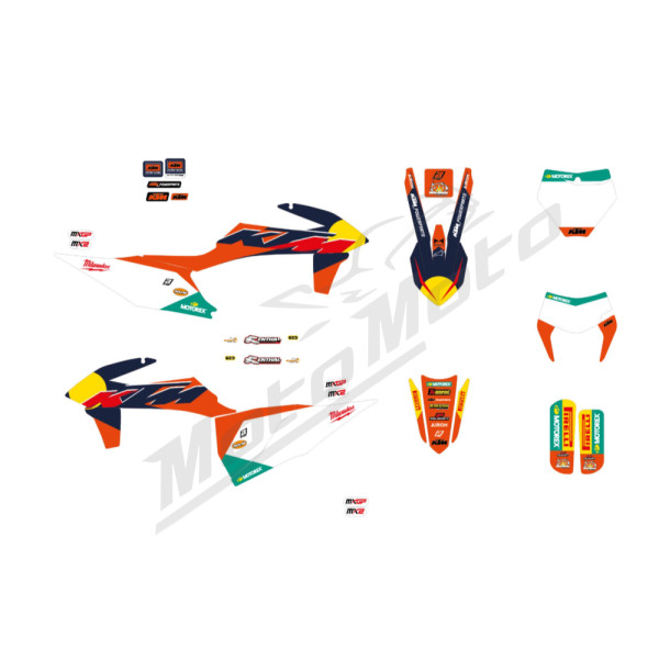Blackbird lipdukų rinkinys Replica ktm factory mxgp KTM SX / SX-F / EXC / EXC-F 125-500cc 19-23