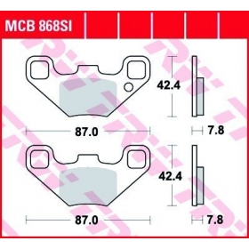 BRAKE PADS TRW MCB868SI OFFROAD