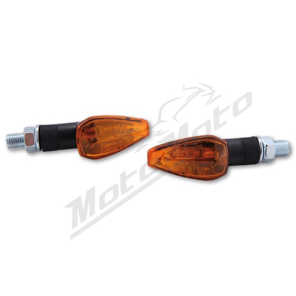HIGHSIDER smart Peak Indicator Black/Orange E-Approved (Pair)
