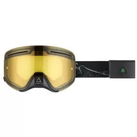 Krosiniai / Sniego akiniai AMOQ Vision Vent+ Magnetic Blackout (geltonas, šildomas stikliukas)