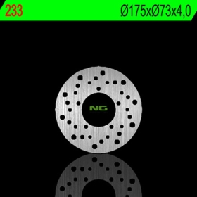NG BRAKES Round Fixed Brake Disc Derbi / Piaggio 50 97-19