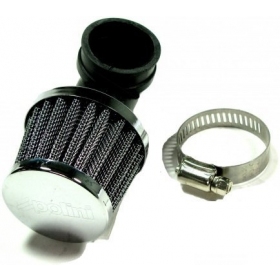 Sport air filter POLINI metallic Ø35-38 90°