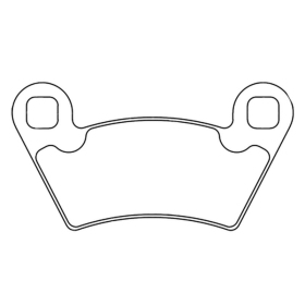 CL BRAKES 1230ATV1 stabdžių trinkelės POLARIS RANGER 900 15-17