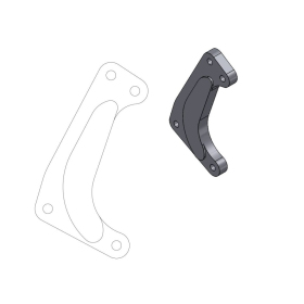 MOTO-MASTER SM Racing Front Brake Calipe Adaptor 320mm Yamaha WR / YZ 125-450 98-21