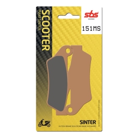 Sbs Brakepads 151MS Maxi Sinter APRILIA / GILERA / ITALJET / PIAGGIO / YAMAHA
