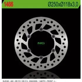 NG Priekinis fiksuotas stabdžių diskas 250x118x3mm Suzuki DR-Z 400cc 00-09