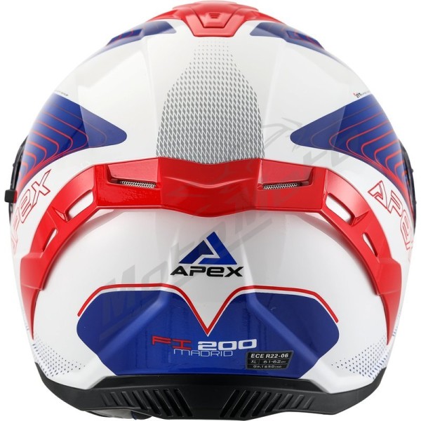 Helmet APEX FI200 Madrid Red/Blue