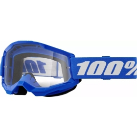 OFF ROAD 100% Strata 2 Goggles (Clear Lens) Blue