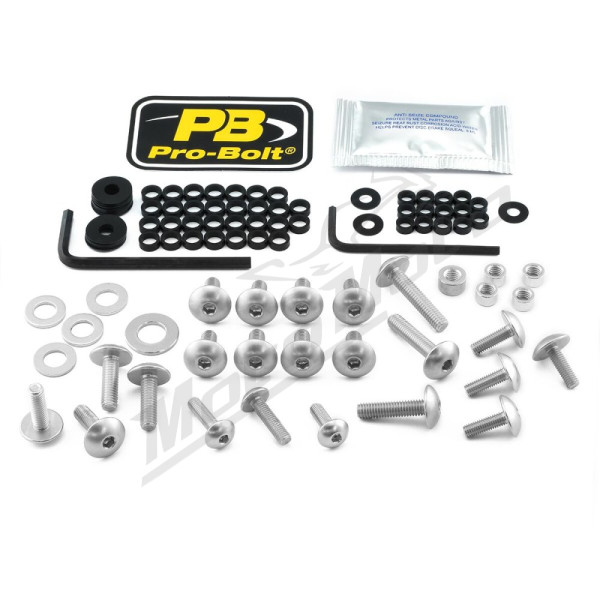 PRO BOLT Aliuminio apdailų varžtų rinkinys Kawasaki ZZR 1400cc 12-20