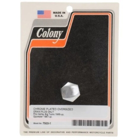 COLONY Replacement Oversized Drain Plug 9/16"-18 Harley Davidson Sporster / XL / K 883/1200 65-98