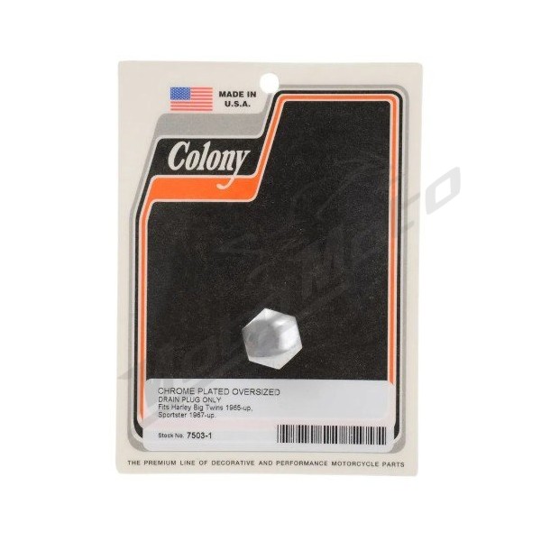 COLONY padidinto dydžio 9/16"-18 alyvos išleidimo varžtas Harley Davidson Sporster / XL / K 883/1200 65-98