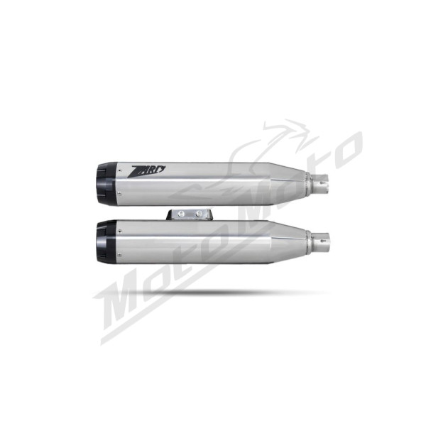 ZARD Overlapped Slip-Ons Mufflers Harley Davidson FLFB / FLFBS / FXBR / FXBRS 1750-1923cc 18-24