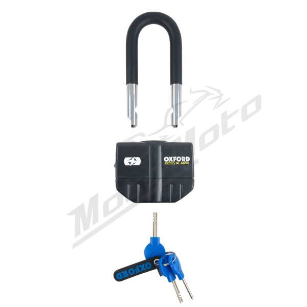 Oxford Boss Alarm 16mm Black + 12mm x 1.5m Chain
