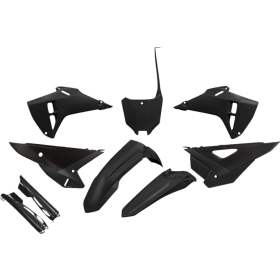 UFO Plastikų kompl. Honda CRF 250-450R 25-> Juoda