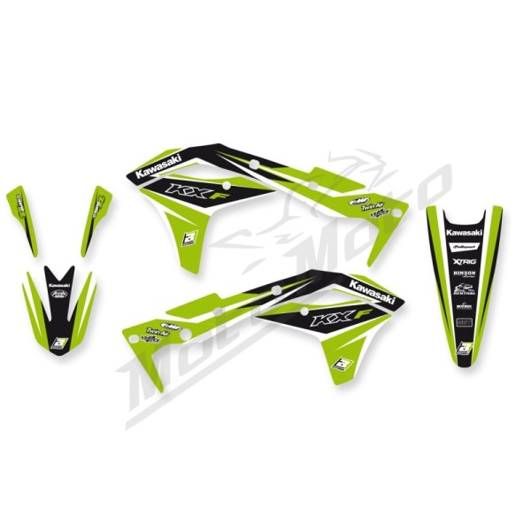 BLACKBIRD RACING Graphics kit with seat cover Kawasaki KX 250cc 17-20