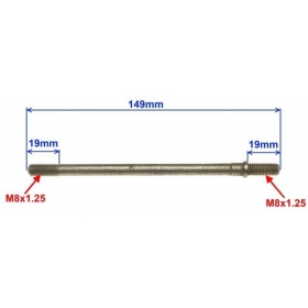 Stud M8x1,25 (length 149mm) 1pc