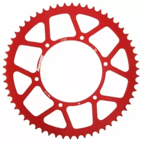 Supersprox Rear Sprocket Red 420 58T Aprilia / Derbi / Gilera / Peugeot 50cc 02->