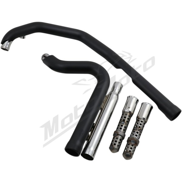 COBRA Speedster Short 909 Exhaust System Harley Davidson XL 883-1200cc 14-22 Black