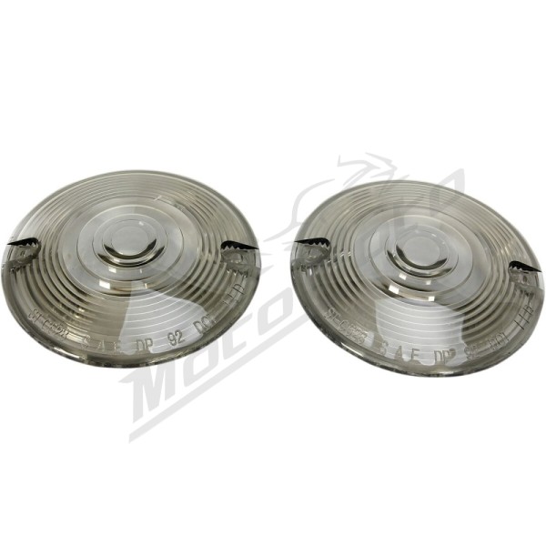 KURYAKYN Posūkių stikliukai skaidrūs Harley Davidson FLHR / FLHS / FLTR / FLHX / FLTRX 1340/1800 86-22