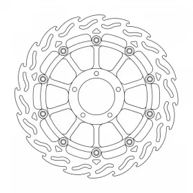 Front brake disc 113047 / 113046 Moto Master – Flame Floating 320 mm DUCATI 749/ 848/ 899/ 999/ MONSTER/ PANIGALE/ S4R/ STREETFIGHTER 2002-> 1pcs.