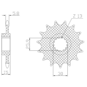 SUNSTAR SPROCKETS BMW / KTM 125-1000 10-17