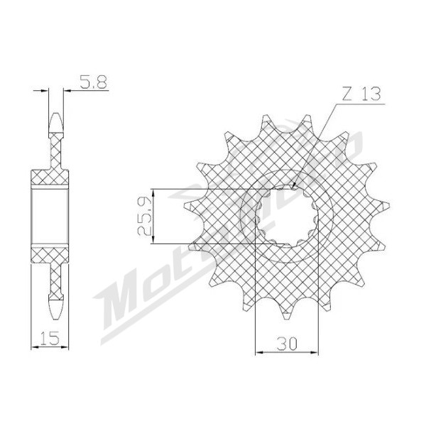 SUNSTAR SPROCKETS BMW / KTM 125-1000 10-17