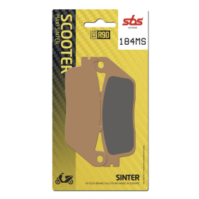 SBS MS Scooter Maxi 184MS Sintered Brake Pads Honda FJS / FSC / SW-T 400-600cc 01-14