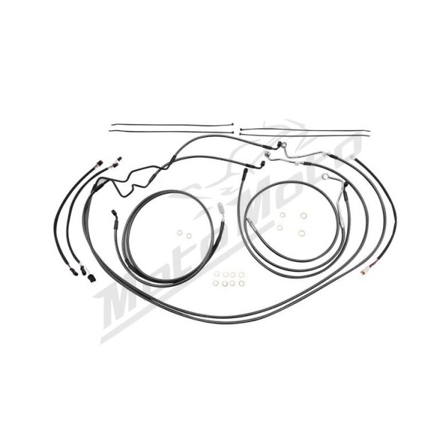 MAGNUM SHIELDING Karbon Fiber Handlebar Installation Kit 38/43cm Harley Davidson FLHT / FLHTK / FLHXSE / FLHX 1750/1977 17-24