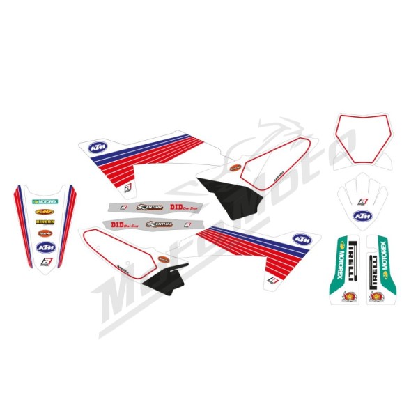 BLACKBIRD RACING Graphic Kit Retro with Seat Cover KTM SX / SX-F 125-450cc