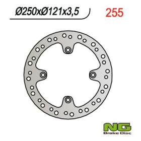 NG BRAKES Priekinis fiksuotas stabdžių diskas 250mm Suzuki RM 250cc 90-98