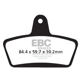 EBC FA organinės stabdžių trinkelės FA623 