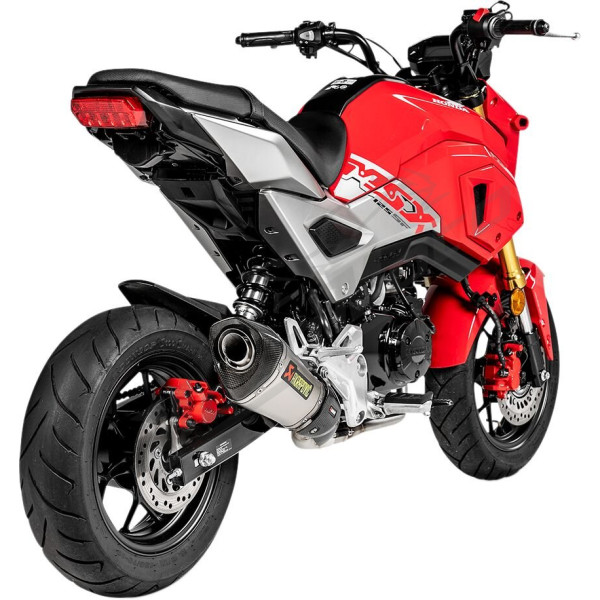 AKRAPOVIC Racing Line Exhaust System Stainless Steel / Titanium / Carbon Fiber Honda Grom / MSX 125 16-20