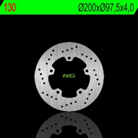 NG BRAKES 130 Front Round Fixed Brake Disc MALAGUTI CENTRO / PIAGGIO HEXAGON / SFERA  / SKIPPER / ZIP 50-150 93-01
