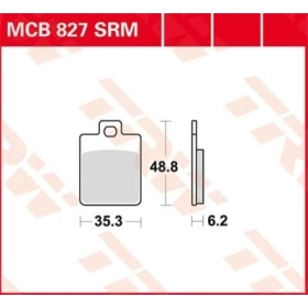 TRW SRM Series Sindered Scooter Brake Pads Gilera / Piaggio / SYM / Vespa 50-500cc 95-19