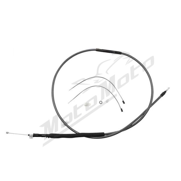 MAGNUM SHIELDING Polished Karbon Fiber Clutch Cable Harley Davidson FLD / FLFB / FLSTF / FXD / FXDB / FXDWG / FXSTC / FXST 1450/1923 06-24 179.5cm