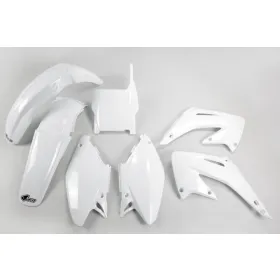 UFO Plastic kit white Honda CR 125-250 04-07