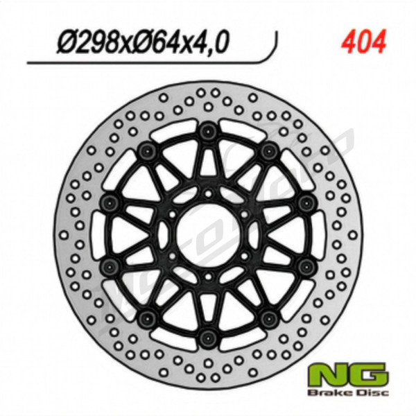 NG BRAKES Front Floating Brake Disc 298mm Aprilia / Cagiva / Ducati 125-1200cc 86-24