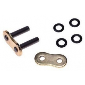 Chain connector IRIS 530 X-RING Riveted pin link Gold