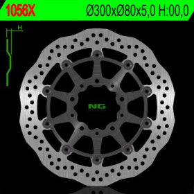 NG BRAKES Front Wave Floating Brake Disc 300mm Kawasaki ER / KLR / Ninja / Versys 600-1000cc 89-16